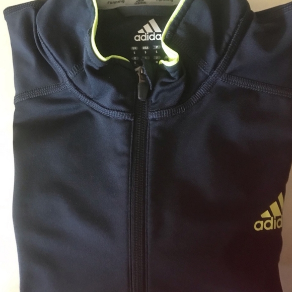 Adidas Navy/Green Jacket Men's - Picture 4 of 4